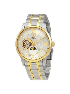 NWT Orient Sun & Moon Automatic Silver Dial Men's Watch